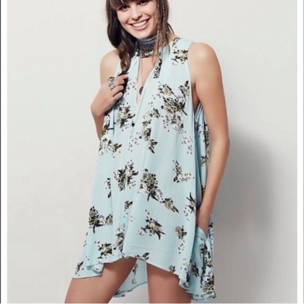 Free People Tree Swing Sleeveless Tunic/Mini Dress Size Small